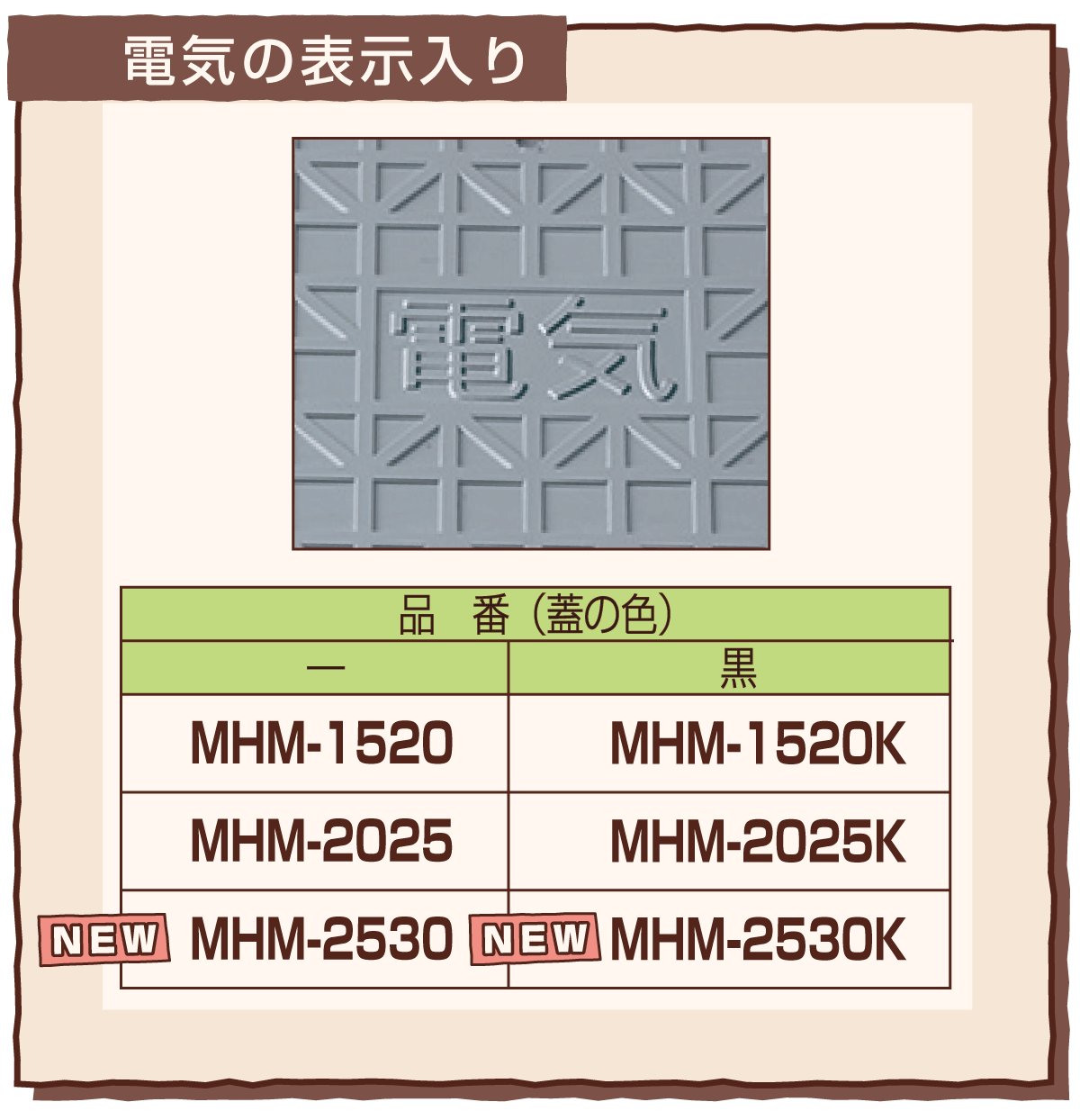 MHM-□｜ハンドホール部材＆ジョイントボックス｜未来WEB展示会2025