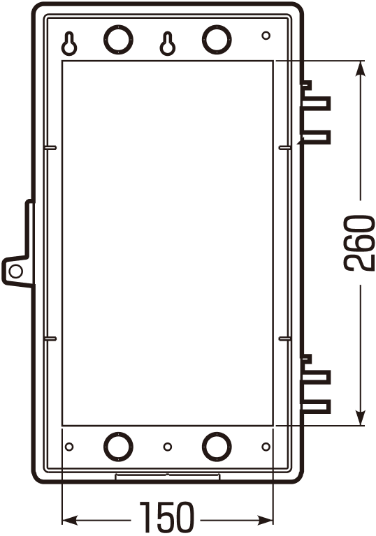 ウオルボックス（タテ型）（透明蓋含む）