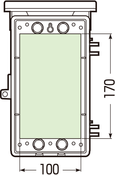 ウオルボックス（タテ型）（鍵付・透明蓋含む）