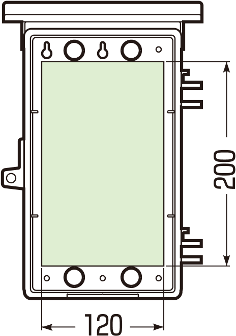 ウオルボックス（タテ型）（鍵付・透明蓋含む）