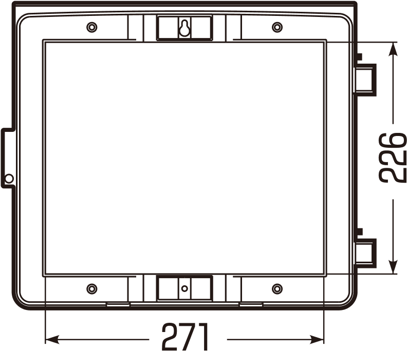 ウオルボックス  (ヨコ型）